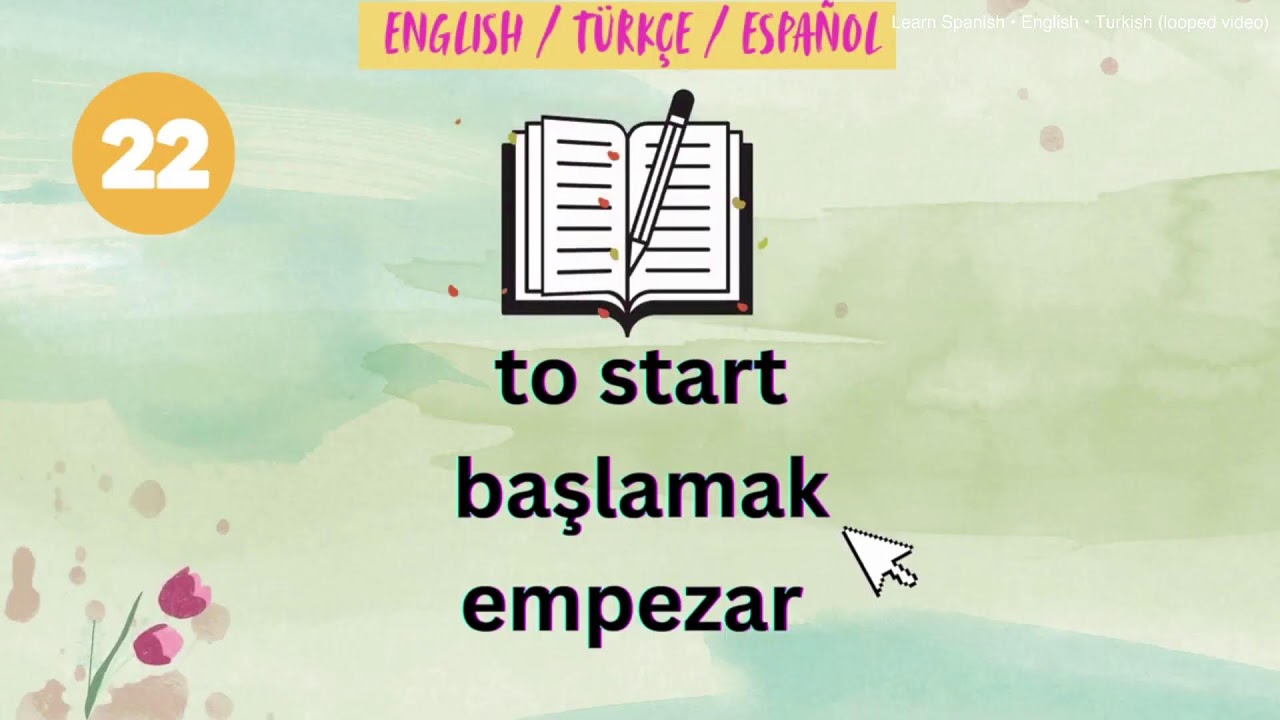 Learn Spanish, English & Turkish | Relaxing Study & Listening Live