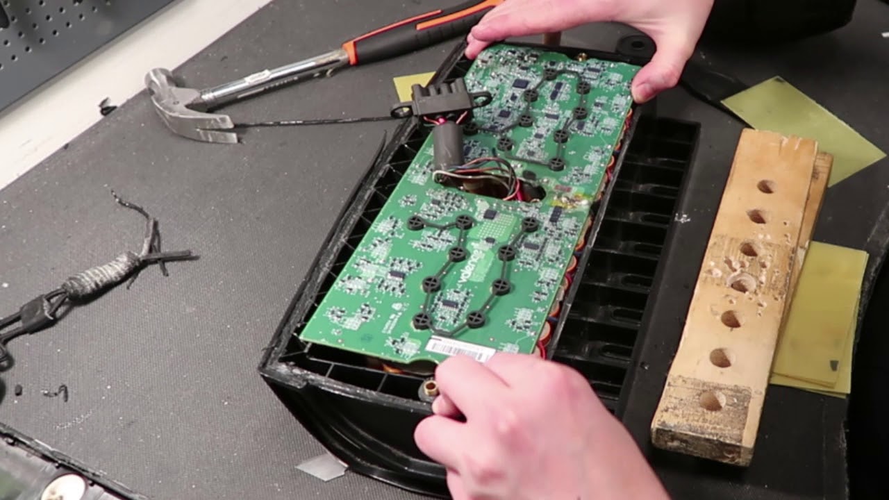 Opening a Segway battery for the first time
