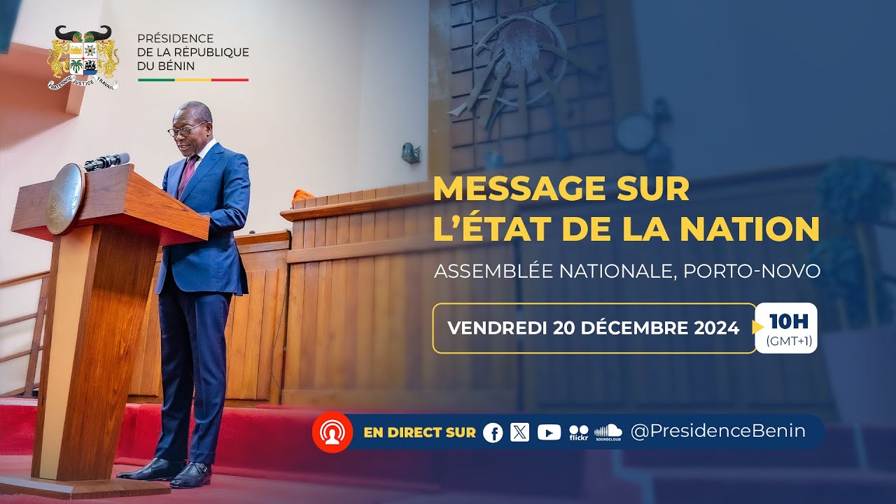Message sur l'état de la Nation | Patrice TALON à l'Assemblée Nationale