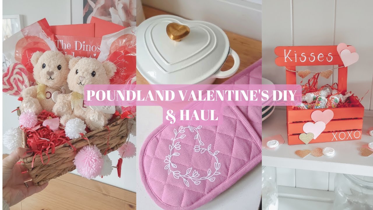 POUNDLAND VALENTINES DIYS & HAUL