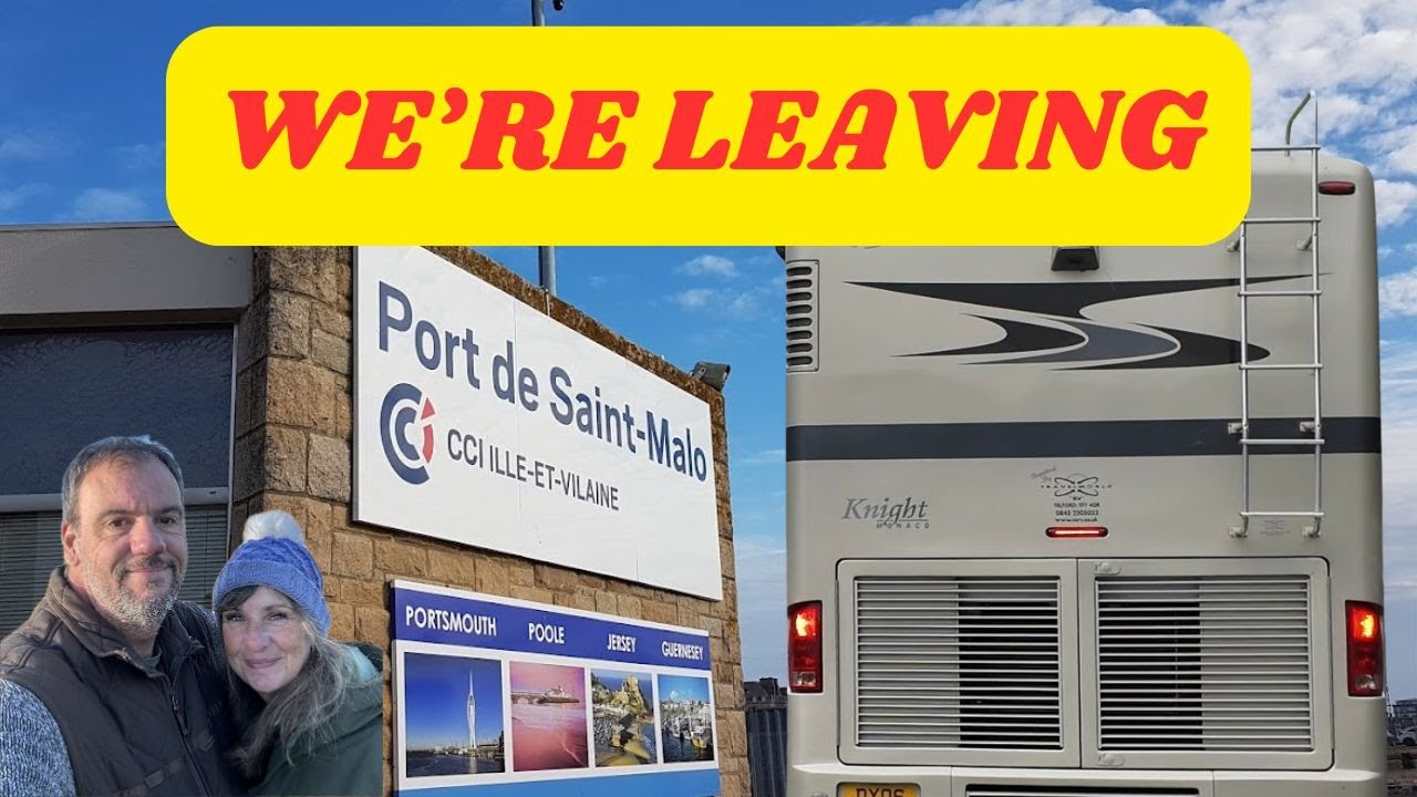 Time to LEAVE | Ferry to France in our American MOTORHOME