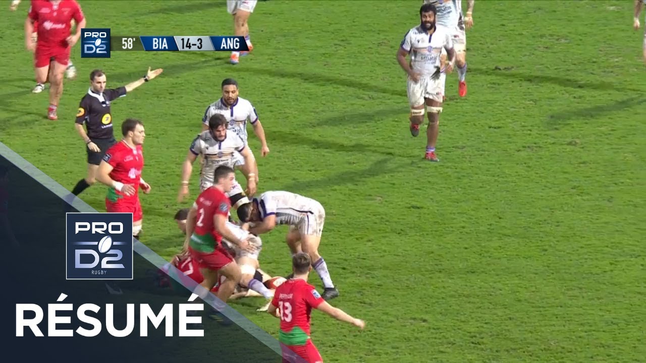 PRO D2 - Résumé Biarritz-Angoulême: 20-8 - J19 - Saison 2019/2020