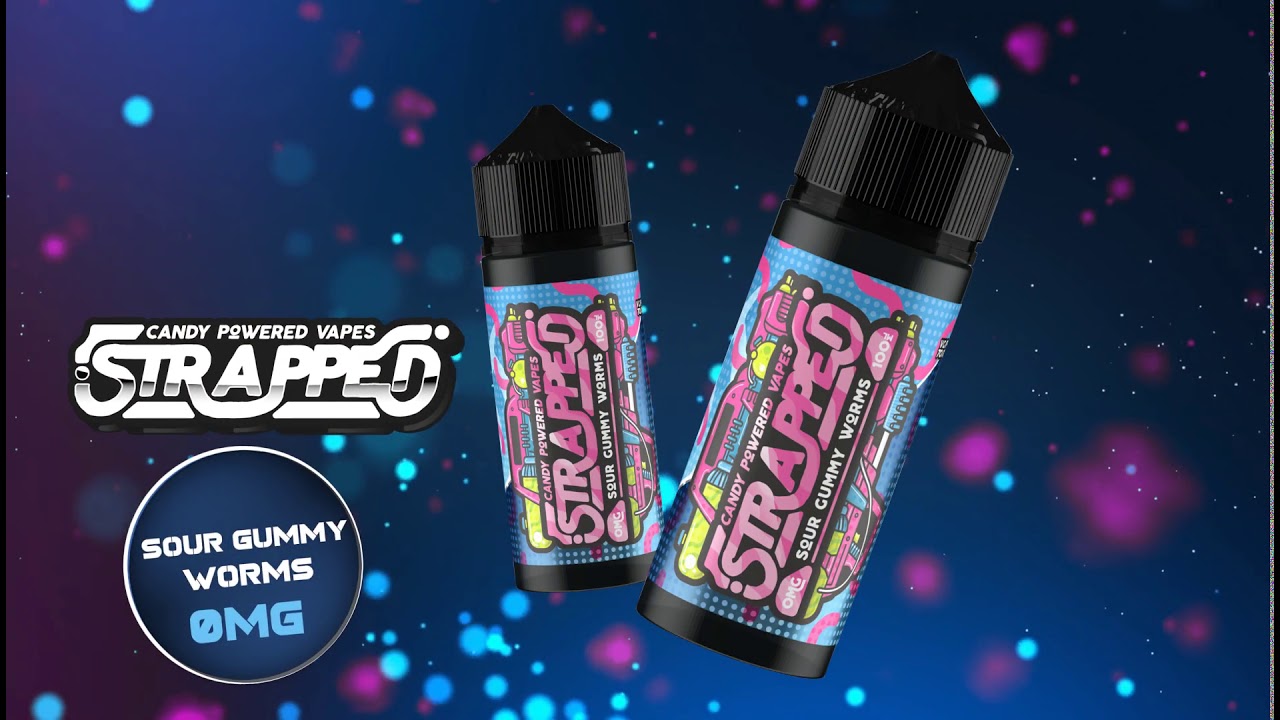 NEW STRAPPED ORIGINALS Flavours release ✖ Sour Gummy Worms 100ML