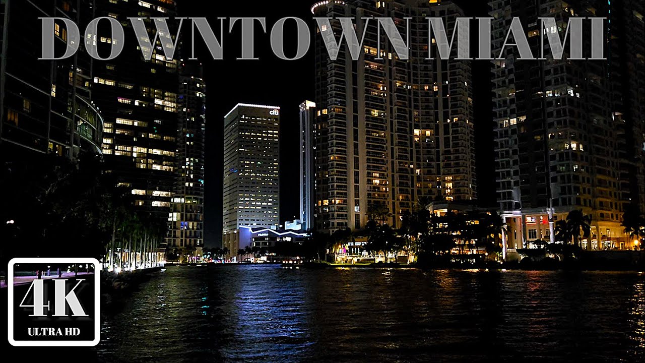 DOWNTOWN MIAMI 4K UHD 60FPS FLORIDA USA