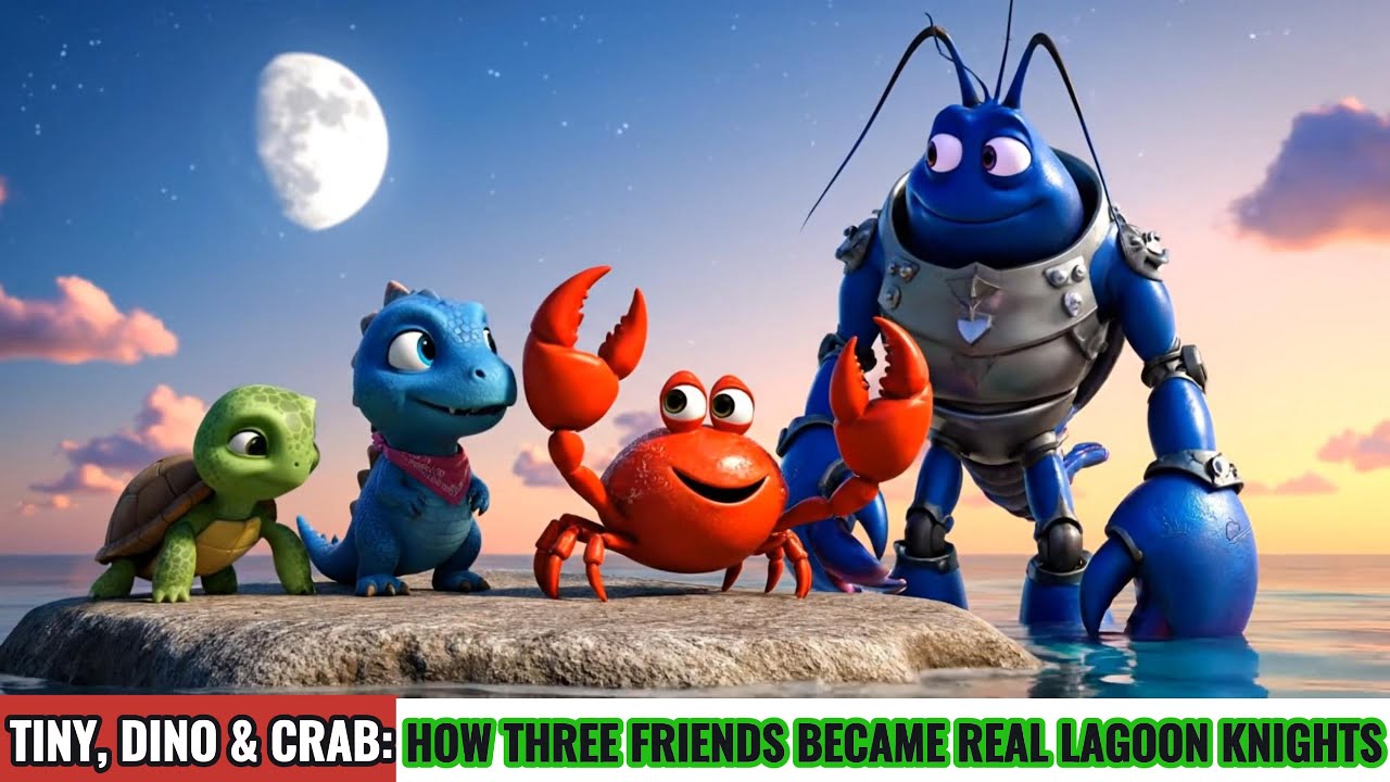 Tiny, Dino & Crab: How Three Friends Became Real Lagoon Knights