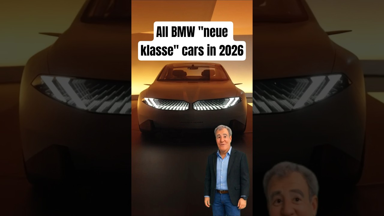 BMW cars in the New Class (Neue Klasse) style in 2026! 