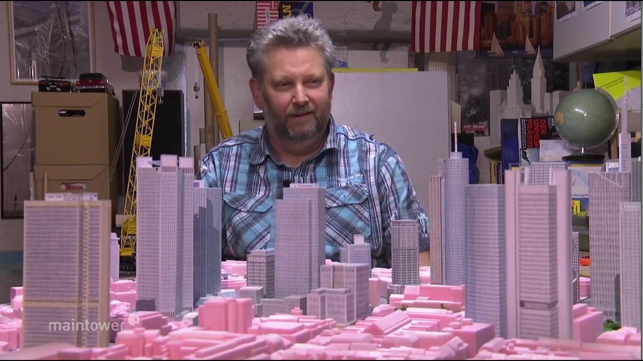 Frankfurter-Skyline aus Papier