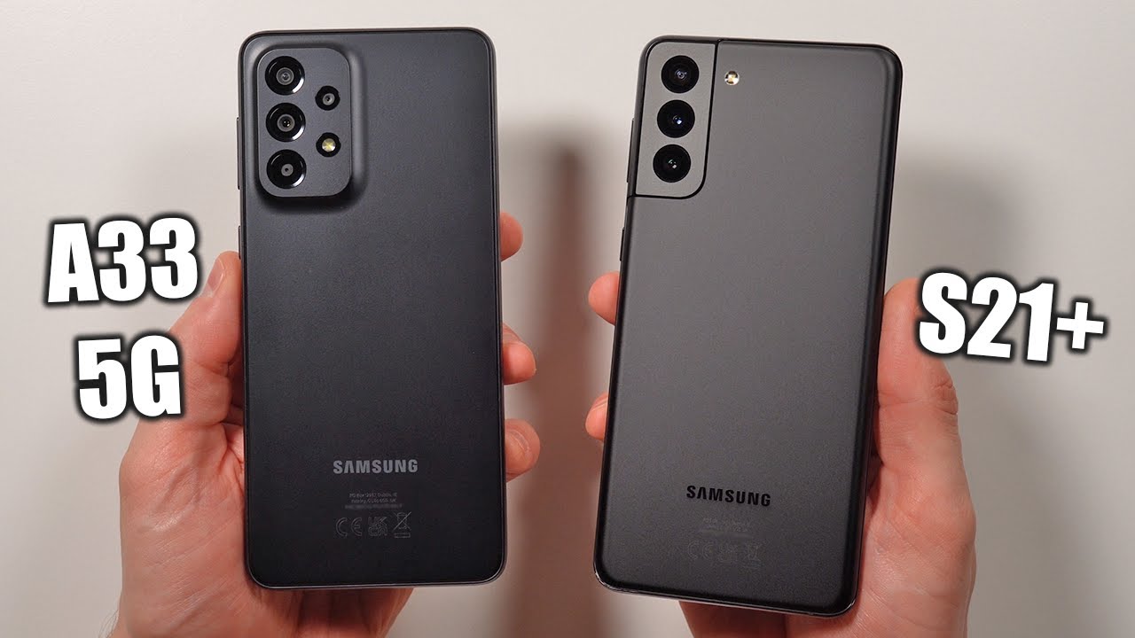 Samsung A33 5G vs S21 Plus 🔥 Speed Test