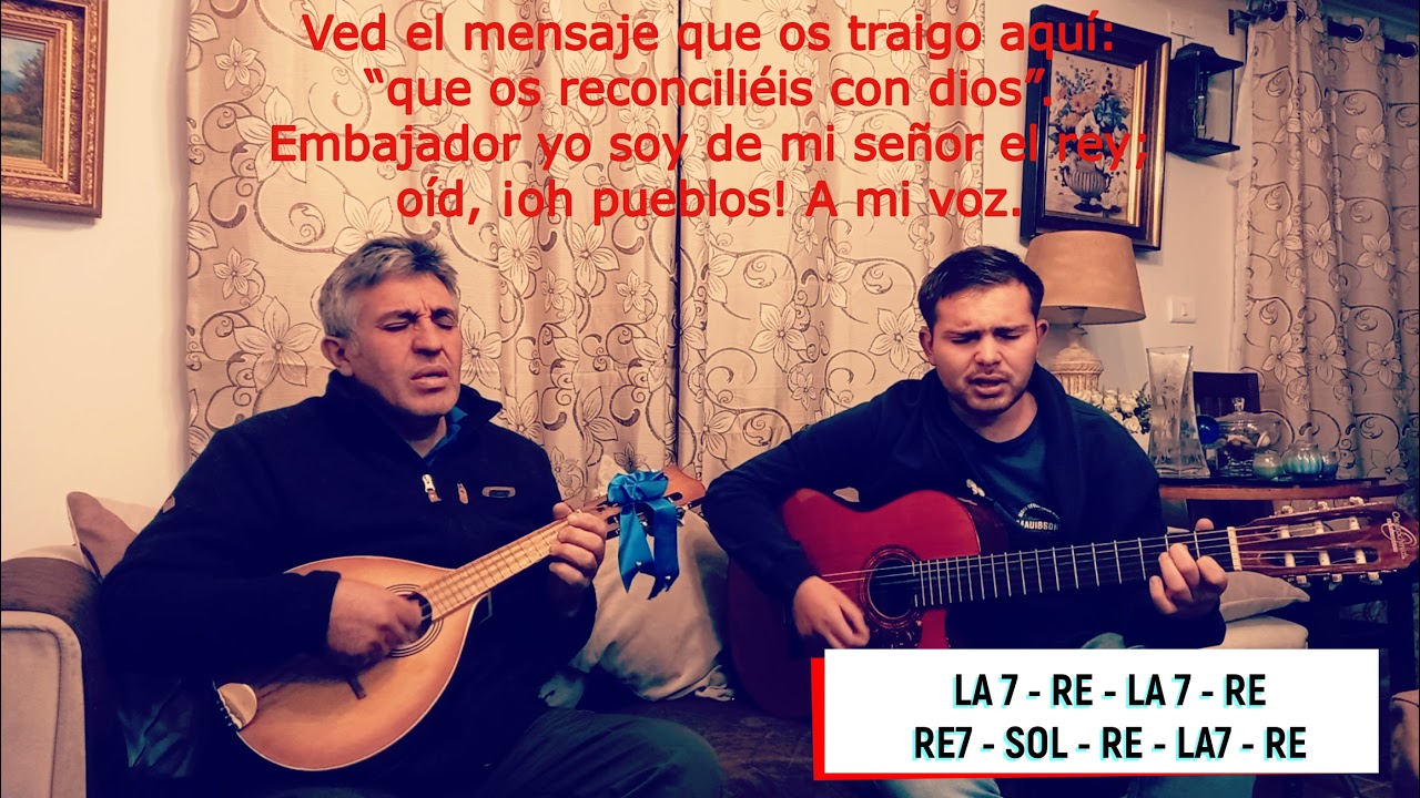 HIMNO SOY EXTRANJERO AQUI - GUITARRA - (VED EL MENSAJE QUE OIS TRAIGO AQUI)