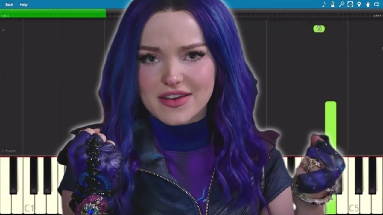 Descendants 3 - My Once Upon A Time - Piano Tutorial - Dove Cameron