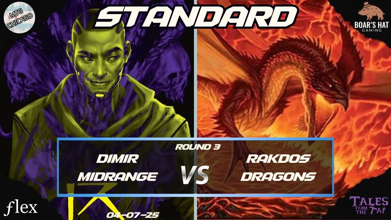 Dimir Midrange VS Rakdos Dragons [MTG Standard Round 3]