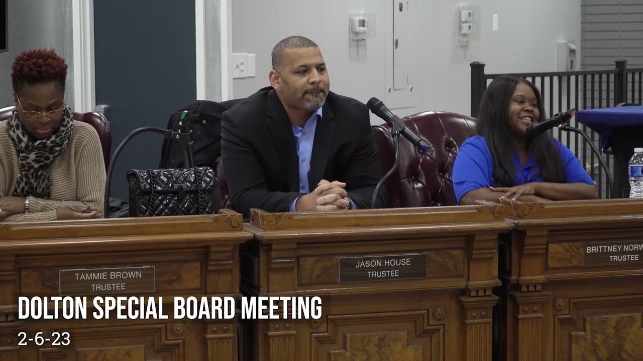 DOLTON SPECIAL BOARD MEETING 2/6/23
