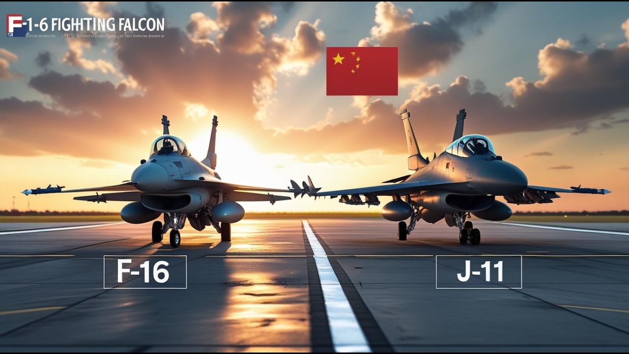 Американский F-16 Fighting Falcon против китайского Shenyang J-11