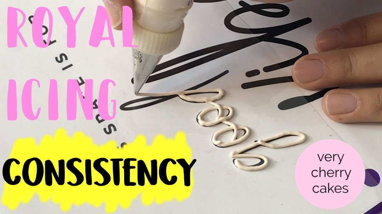 RECIPE: Royal Icing CONSISTENCY | Very Cherry Cakes