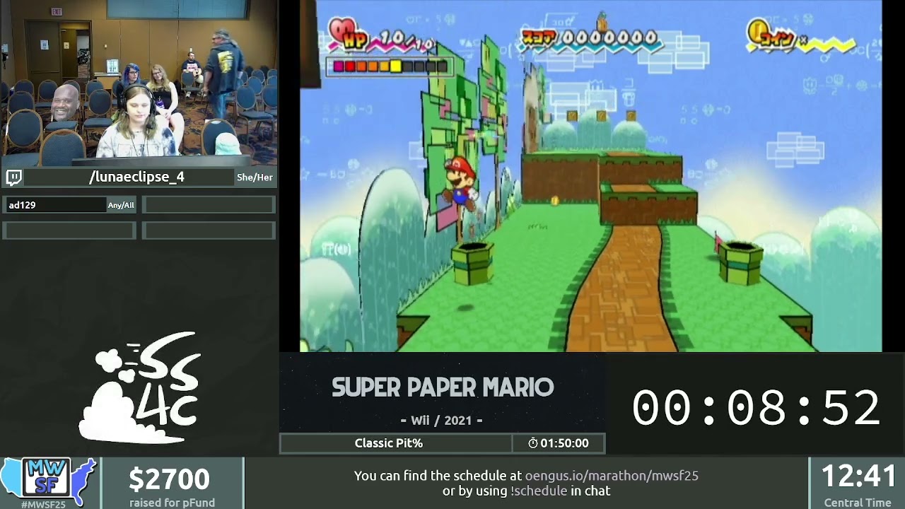 Midwest Speedfest 2025 - Super Paper Mario by LunaEclipse