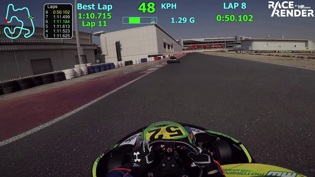Dubai Kartdrome Outdoor RX8 rental practice 1:10.715