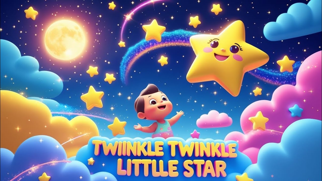 Twinkle Twinkle Little Star ⭐ | Nursery Rhyme for Kids | Baby Songs & Lullabies
