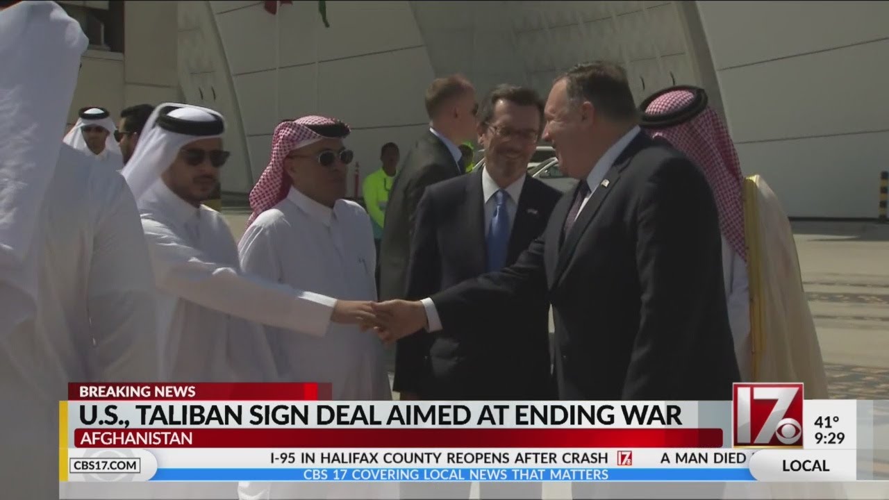 U.S., Taliban sign peace agreement
