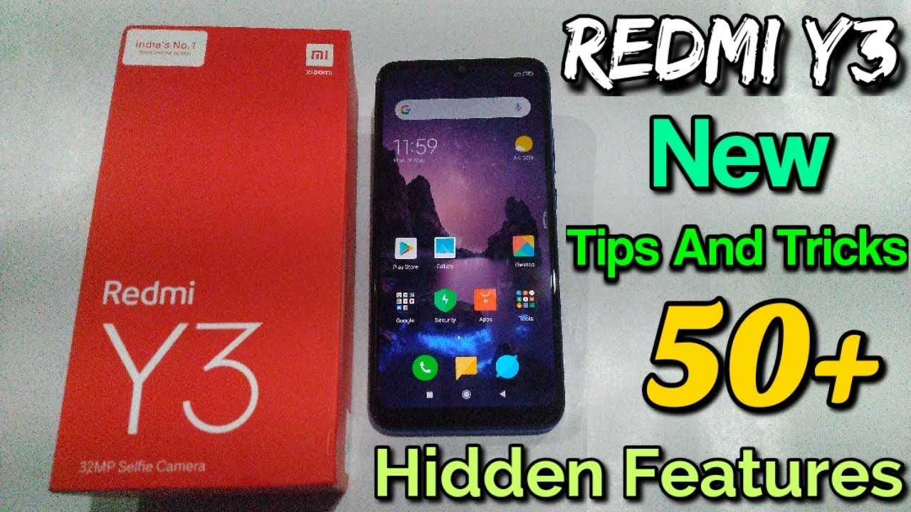 Xiaomi Redmi Y3 Top 50+ Hidden Features , Advance Features , Best Features ! Tips & Tricks !! HINDI