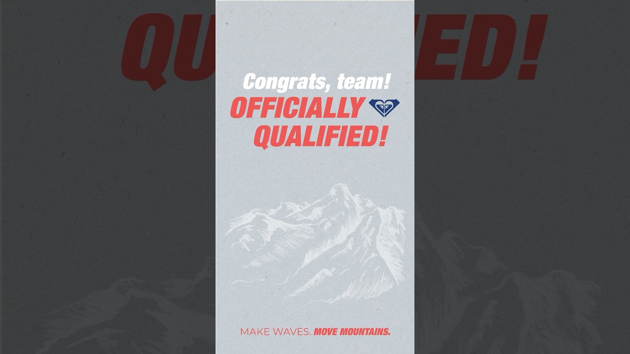 Congrats to our ROXY girls who have officially qualified for the Winter Games
