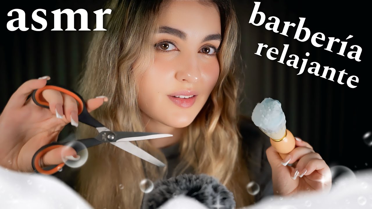 asmr SPA Atención Personal en la BARBERÍA Ale ASMR español