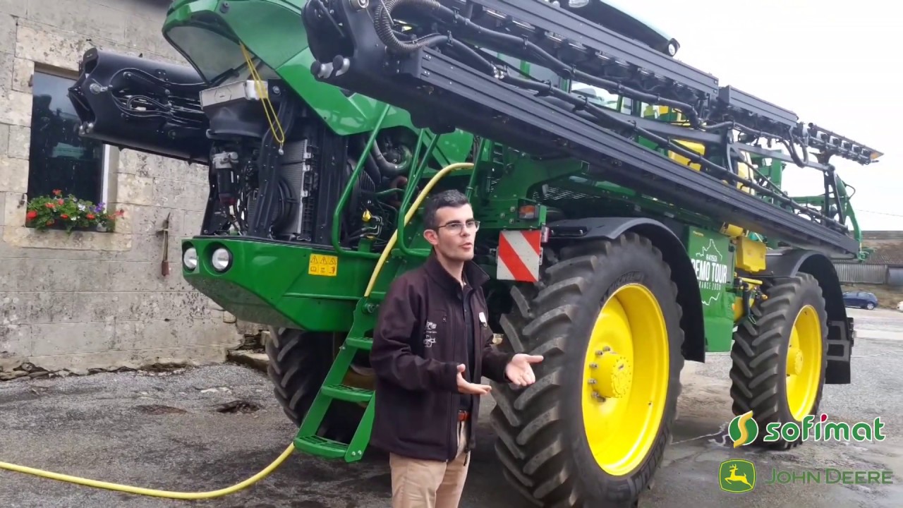 Démonstration test pulvérisateur JOHN DEERE R4150i jeudi 02 juillet 2020