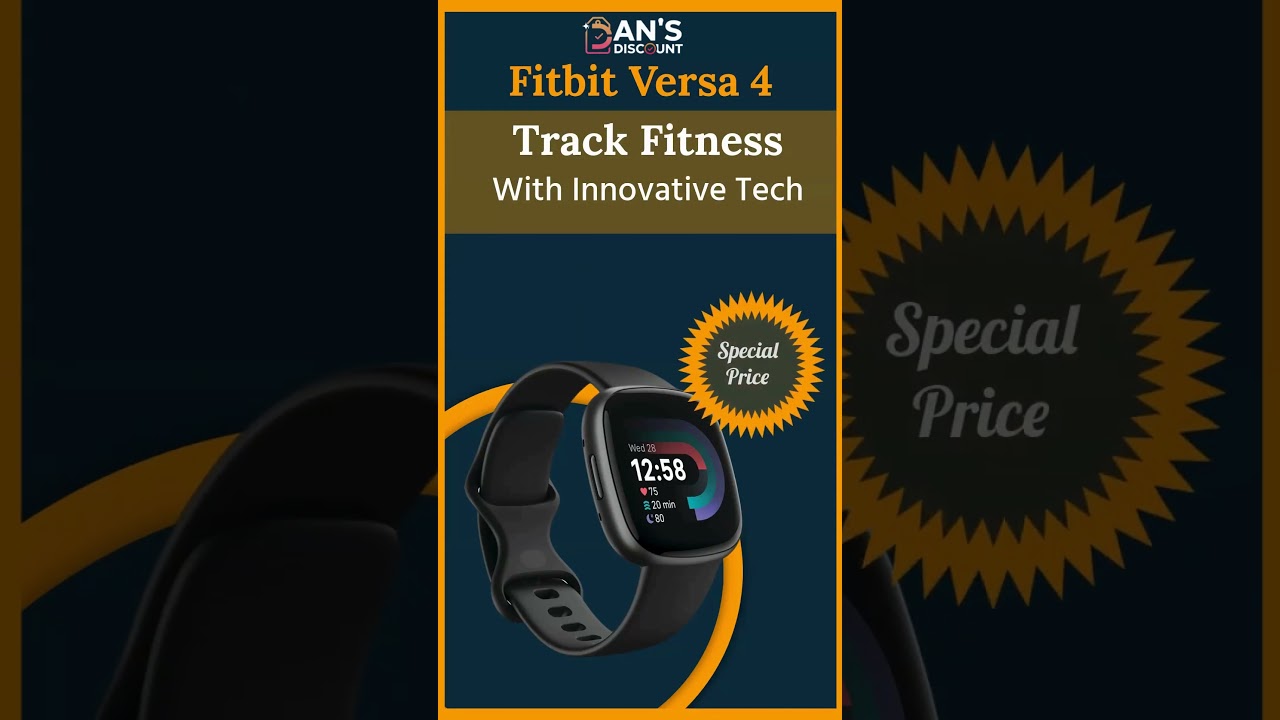 Limited-time 71% OFF Fitbit Versa 4!  