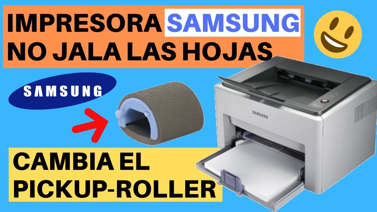 Impresora Samsung ML2240 no jala las hojas | Cambia el Pickup-Roller