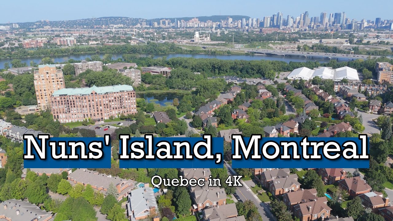 Nuns' Island, Montreal (Drone 4K)