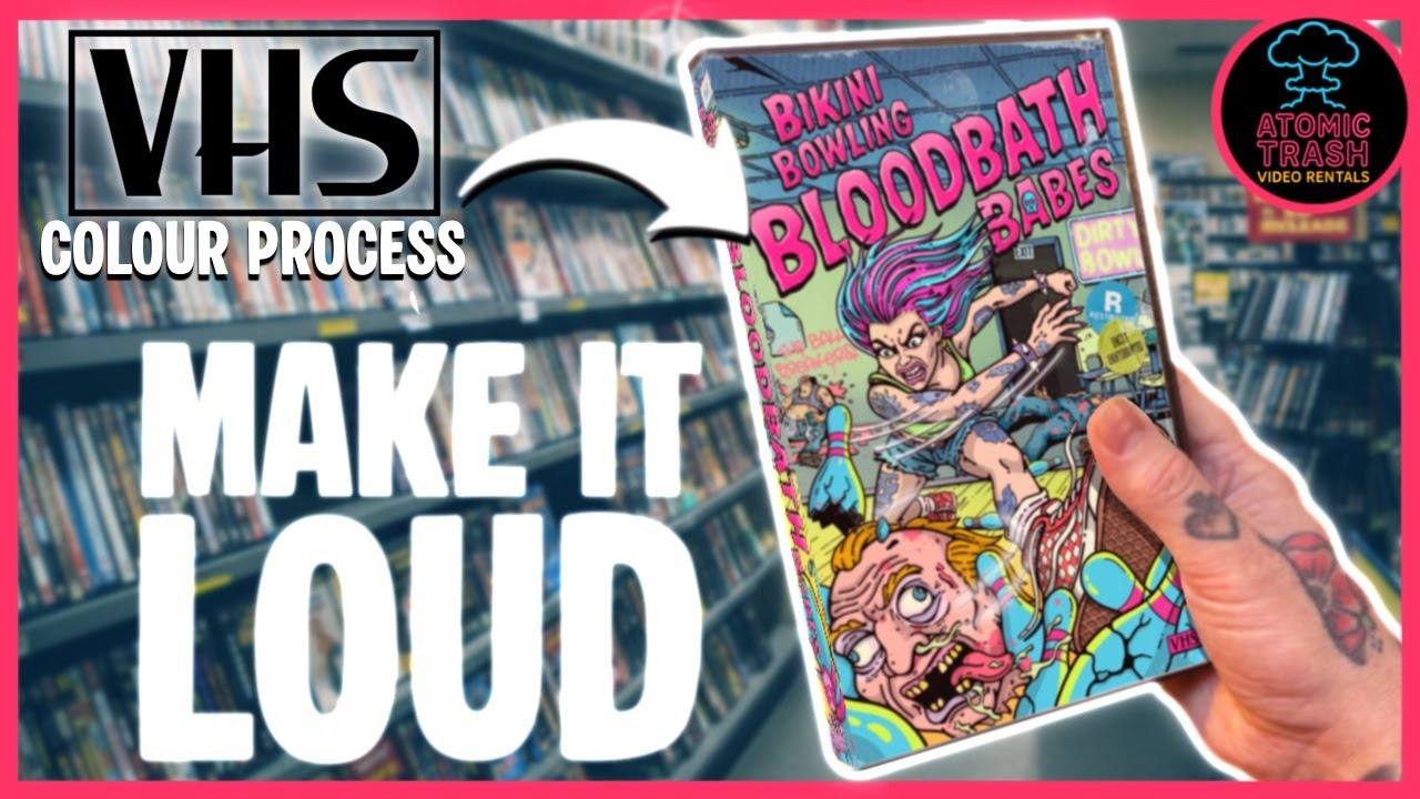 Why VHS Covers Used to Matter and How I Colour Mine Today