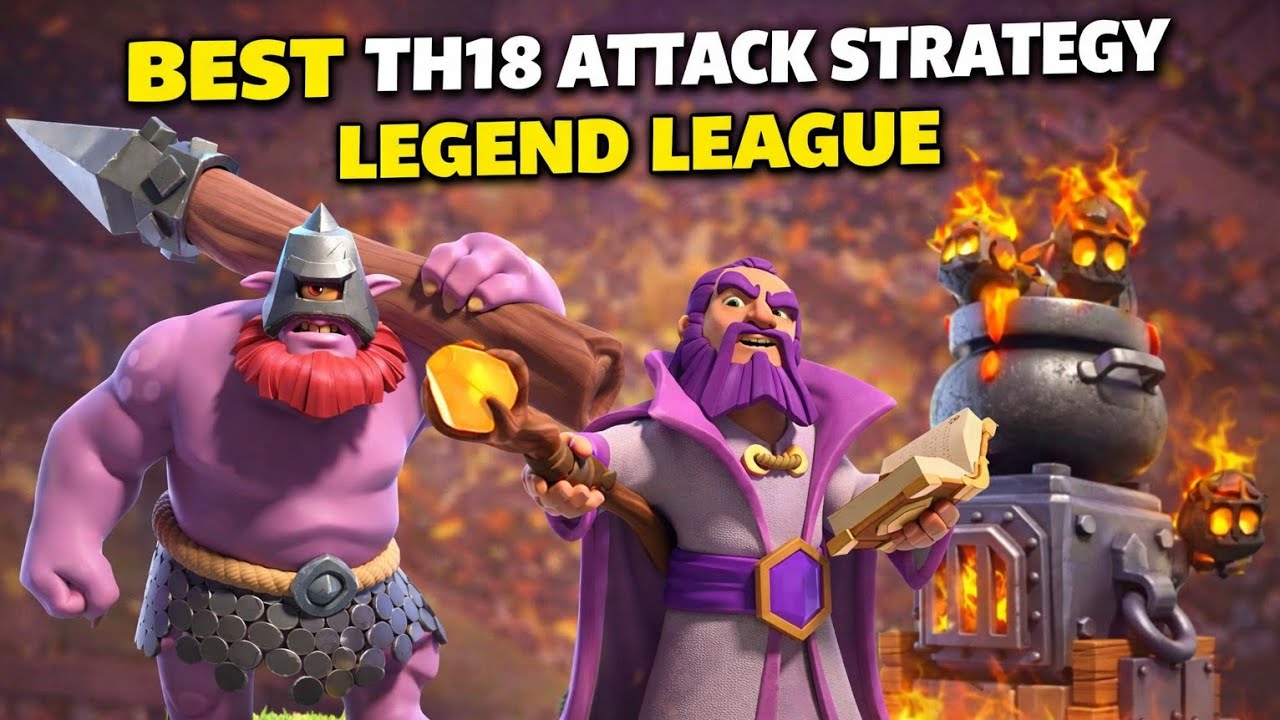Best TH18 Legend League Attack Strategy | Easy 3 Star with Warden Walk + Thrower