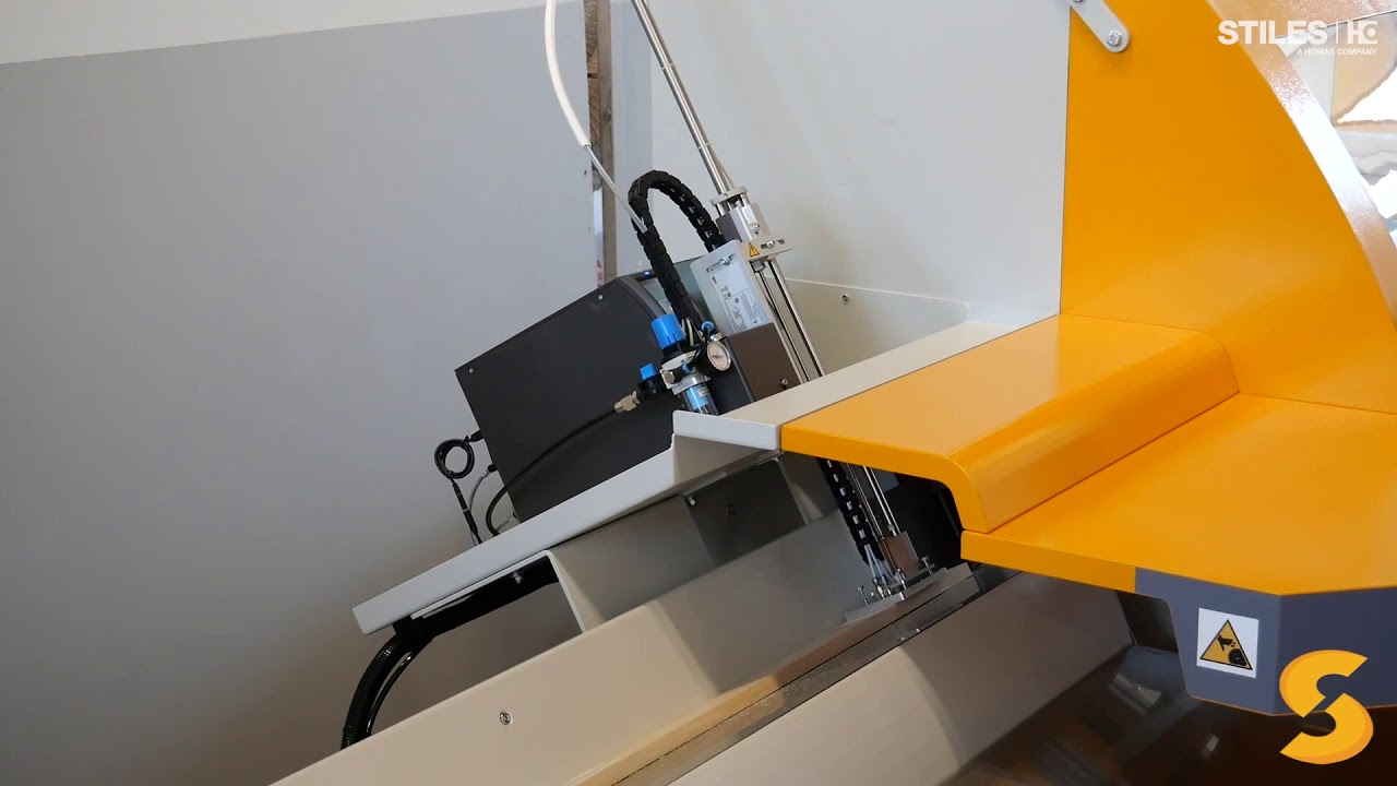 Salvador SuperPush 200 chopsaw with Cab Label Printer