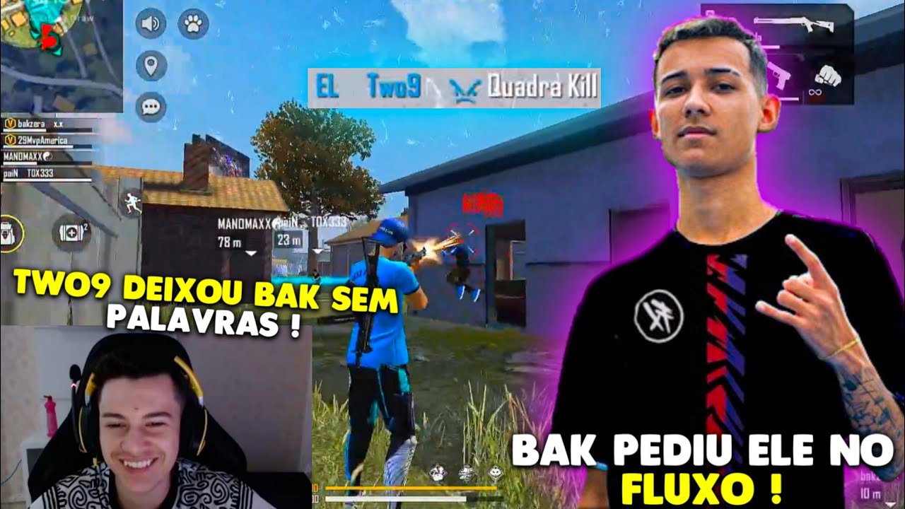 TWO9 DEIXOU BAK ASSUSTADO DEPOIS DE BATER RECORDE DE KILS E FAZER JOGADA INACREDITÁVEL! 4v4 APOSTADO