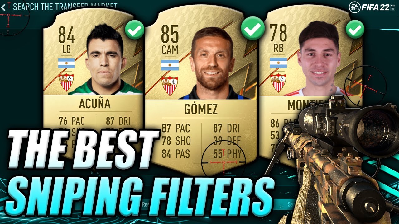 THE BEST SNIPING FILTERS IN FIFA 22!!! FIFA 22 SNIPING FILTERS!!! HOW TO MAKE 50K AN HOUR IN FIFA 22