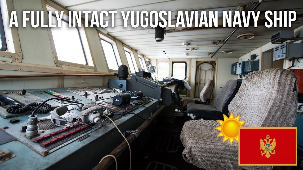 A fully intact Yugoslavian Navy Ship