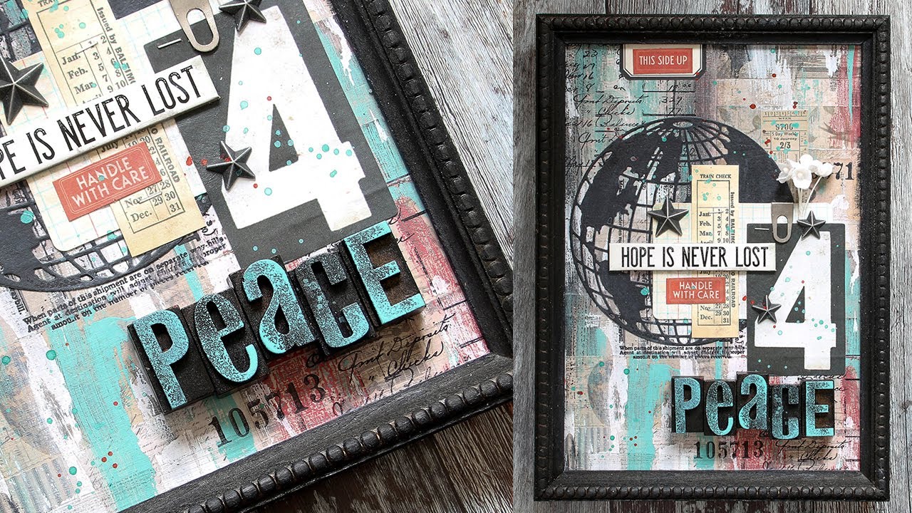 Hope For Peace: Mixed Medium with Shari Carroll