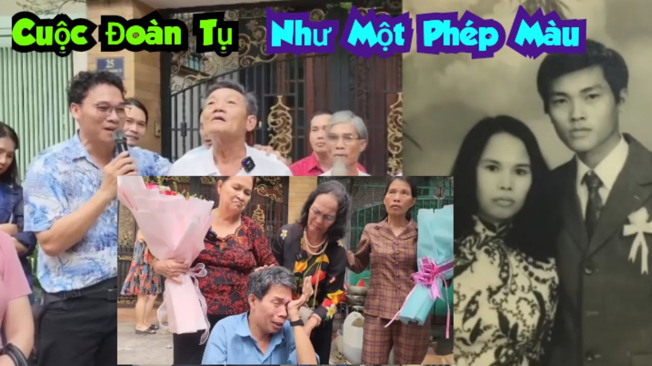869 )  Những giọt nước mắt hạnh phúc . 60 năm rồi, mấy chị em mình mới gặp nhau . 