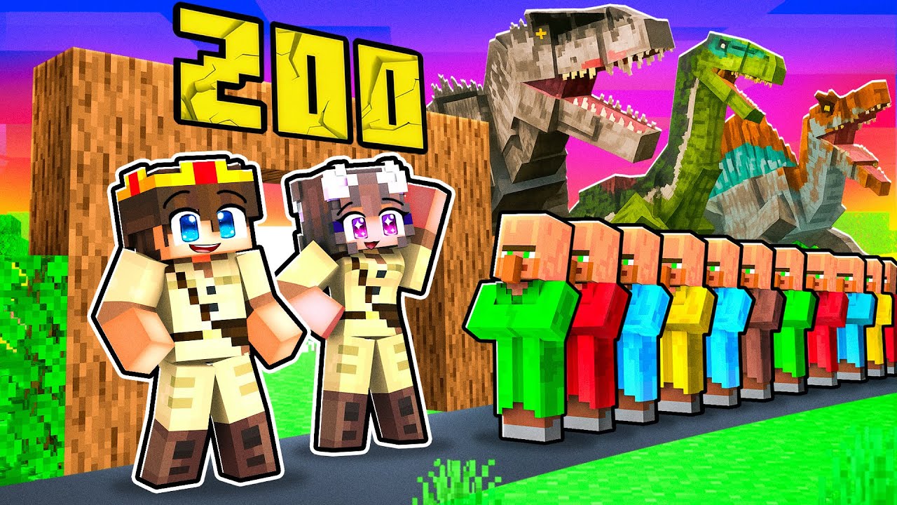 Semlaki und Billy eröffnen einen DINOSAURIER PARK in Minecraft!
