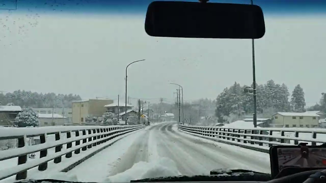 八街市、成田、芝山にも大雪（四駆走行）