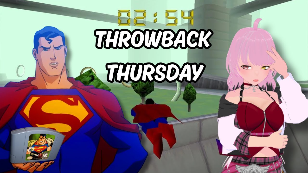 Throwback Thursdays: Superman 64 #gaming #retro #vtuber #envtuber #nintendo64 #nintendo