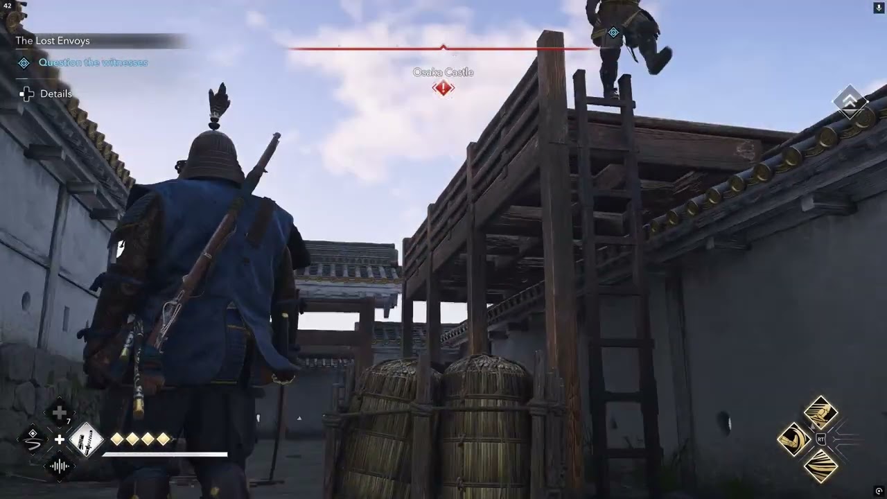 Assassin's Creed Shadows Osaka Kalesi Fethi Bölüm 195