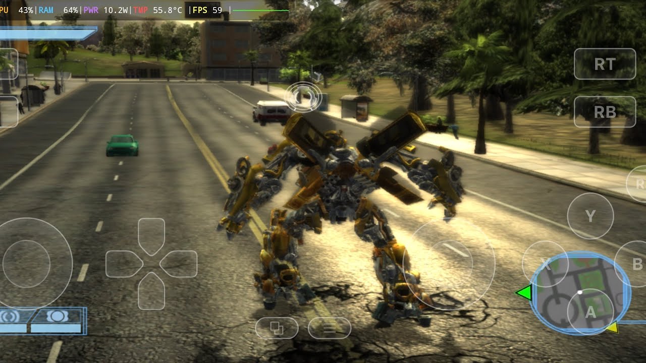 Transformers: The Game test on POCO F7 - GameHub 5.3.5