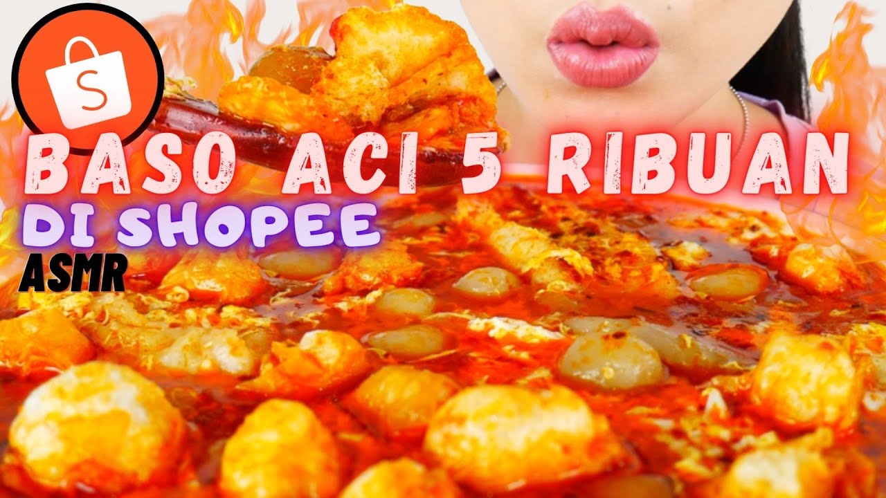 PEDESNYA VALID NO DEBAT! ASMR BASO ACI 5 RIBUAN DI SHOPEE MURAH MERIAH! | ASMR INDONESIA