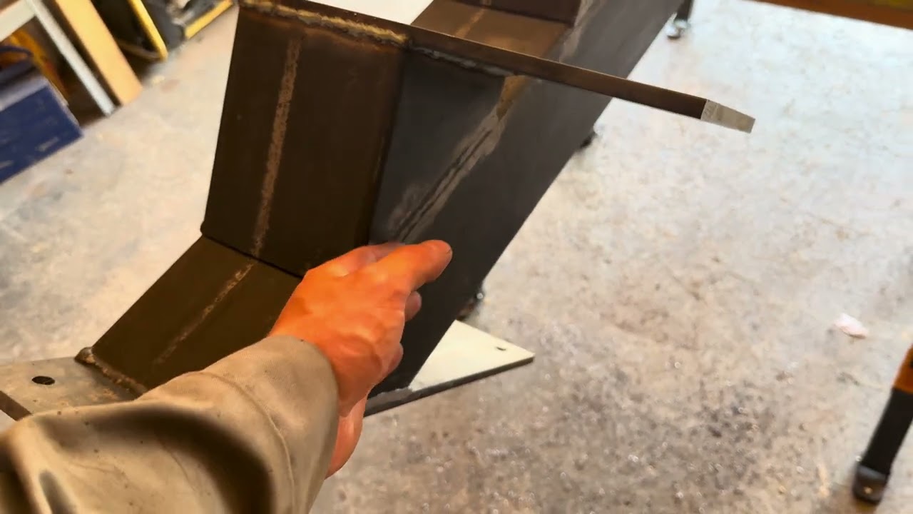 How I Built Modern Floating Stairs with a Single Center Stringer | DIY Steel Staircase Project part2
