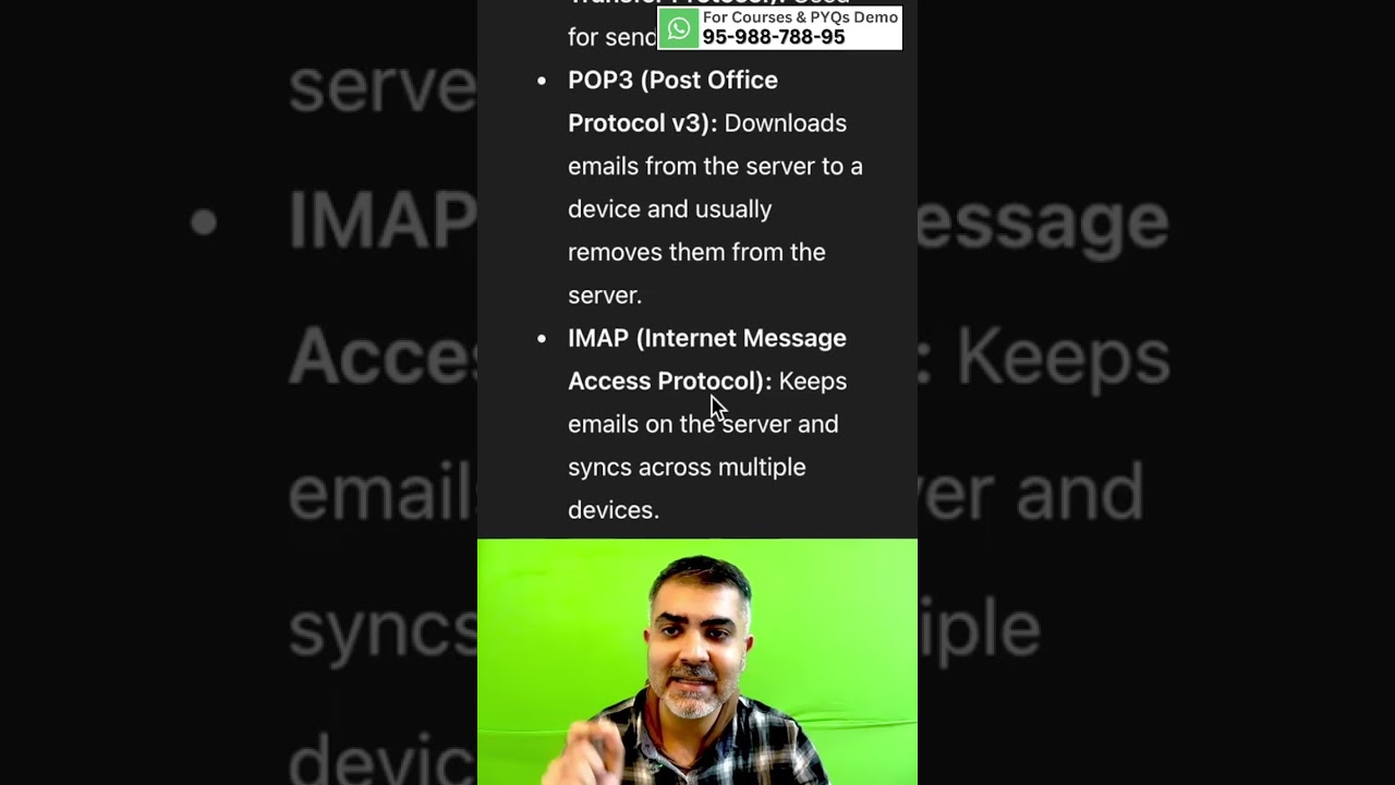 SMTP vs POP vs IMAP Email Servers | ICT | UGC-NET-Paper 1