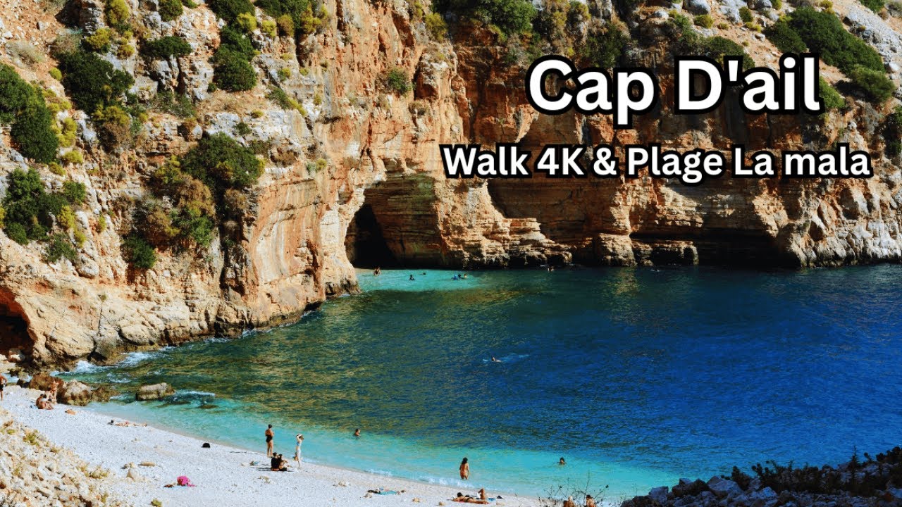 Discovering Cap d’Ail’s 🇫🇷 Hidden Beach – Tips & Paths to Mala Beach 4K