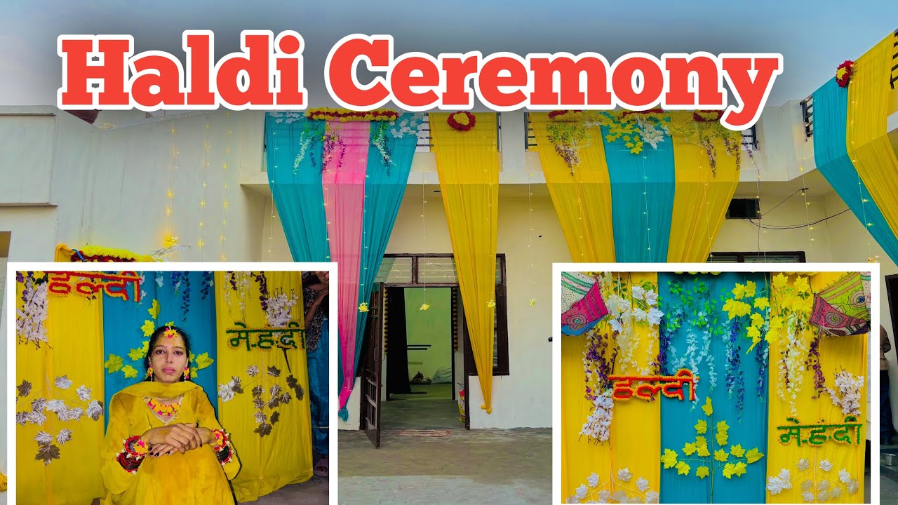 Finally आ गया ख़ुशी 🥰का दिन || मंजू बुआ को लग गई हल्दी 🥰🥳🥳|| सभी ने किया Full enjoy 🥳🥳🥳