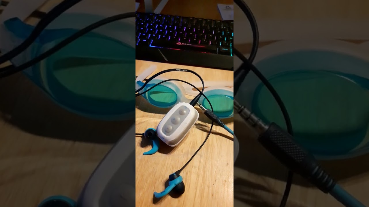 Le lecteur Mp3 Etanche Natation et Ecouteurs Swimmusic 100V3