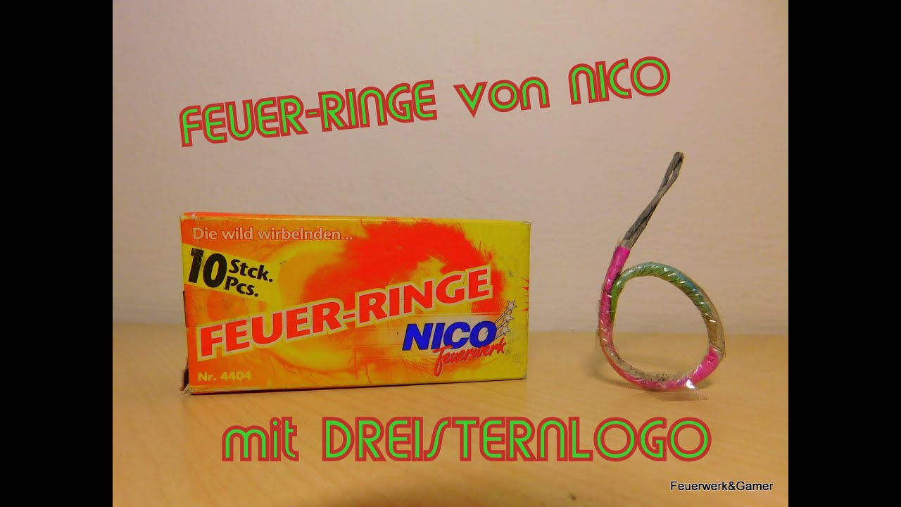 Nico Feuerringe mit grauer Lunte