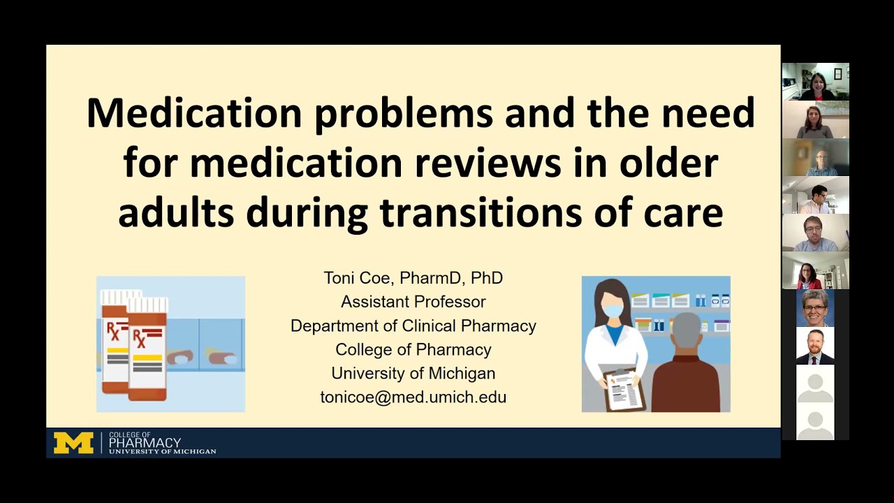 Medication problems and the need for medication reviews in older adults during transitions of care
